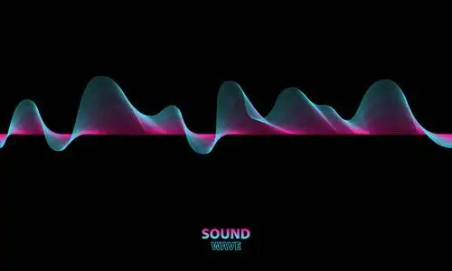 声音曲线图片-声音曲线素材-声音曲线插画-摄图新视界