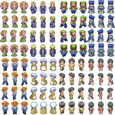 rpgvx版rpgxp行走图