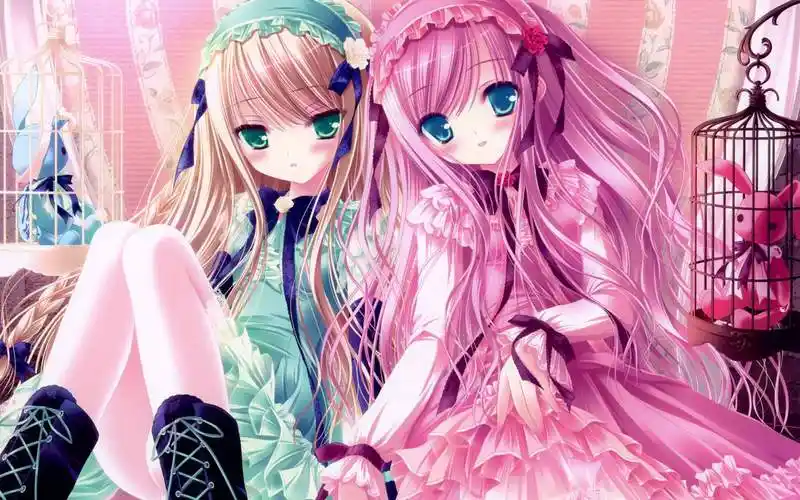 好看的动漫美女月夜的奶酪高清电脑桌面壁纸第一辑_卡通动漫_壁纸下载