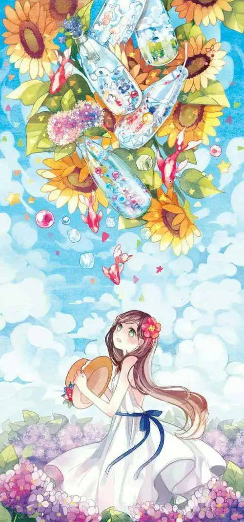 最美幻境遇见你_卡通动漫qq皮肤_我要个性网