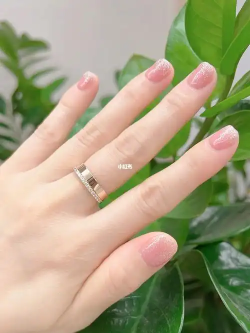 夏日短指甲美甲