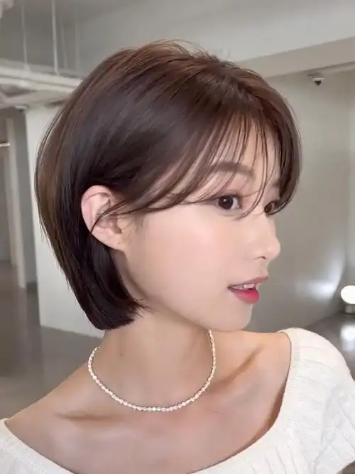 高俊熙短发挂耳短发甜美可爱短发