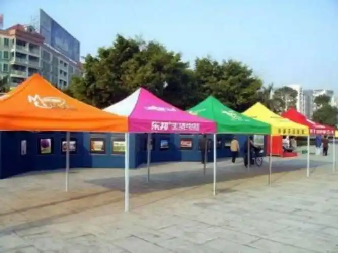 户外广告四角帐篷摆摊尖顶大伞折叠伸缩四脚雨棚遮阳棚家用