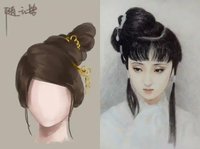 古代女子发髻图片(古代女子发髻图解)