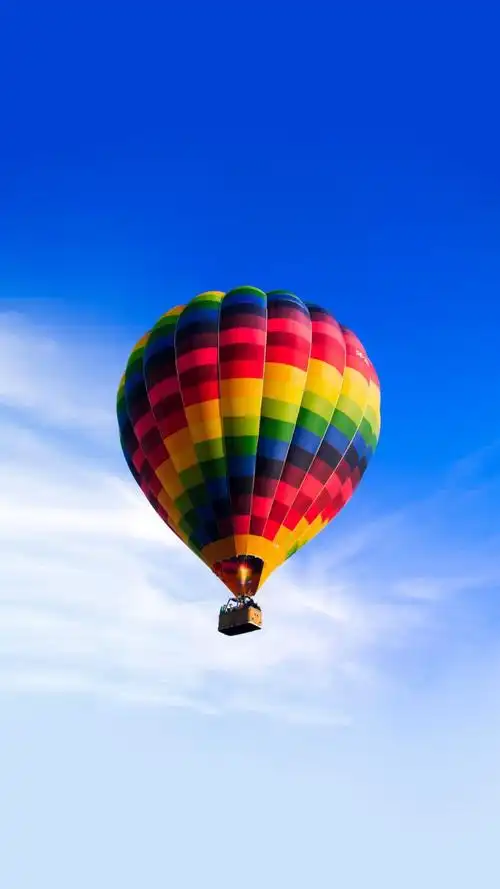 唯美天空热气球壁纸