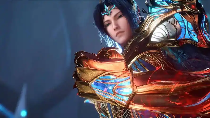 动漫壁纸|《斗罗大陆双神战双神》国漫男神唐三海神高清壁纸_出阵