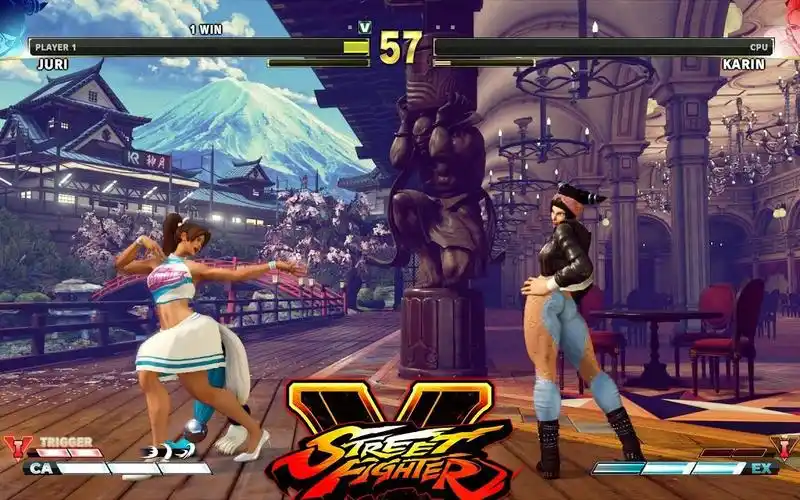 街霸5ae【mod赏析】朱莉 vs 卡琳