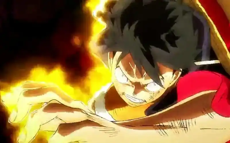 路飞终于突破霸王色霸气缠绕,这一拳太过震撼!