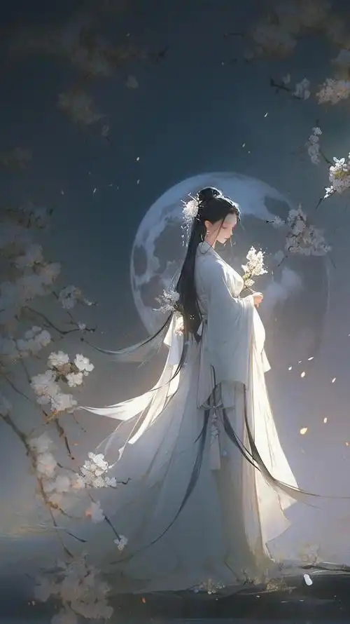 美女壁纸,锦衣雪华玉颜色,回眸一笑天下倾