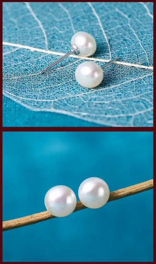 爱华尚hwsa琥珀精品专场hwsa 赵薇代言-520珍珠耳钉耳环a11705c005_唯