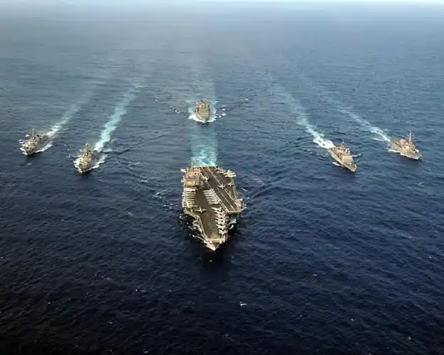 美军cvn-65企业号航母群进行第21次作战部署_高清图集_新浪网