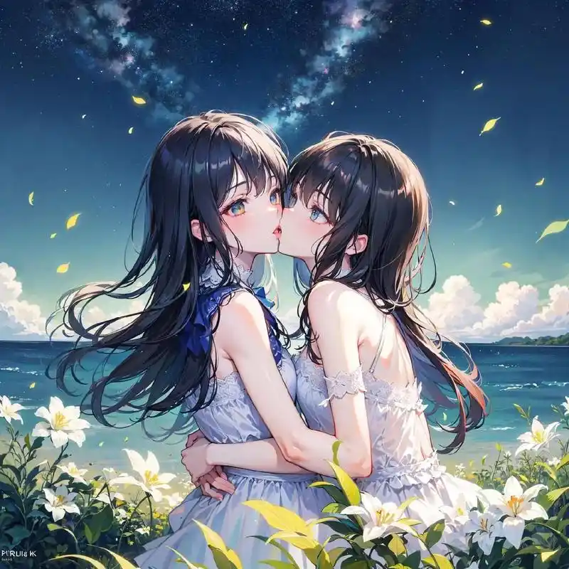 desuki.#二次元 #动漫 #情侣 #百合 #亲亲 - 抖音