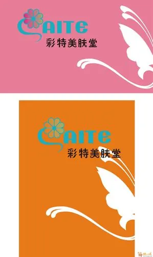 征集彩特美肤堂logo,名片等设计