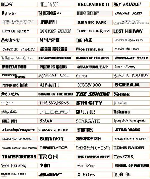 英文字体查找_word文档在线阅读与下载_免费文档