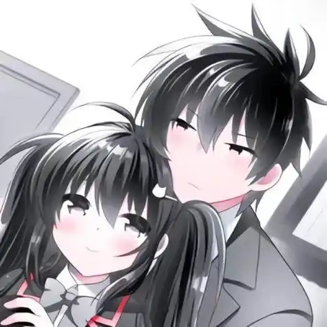 qq动漫情侣头像可爱萌,1%的乐观在支撑着我