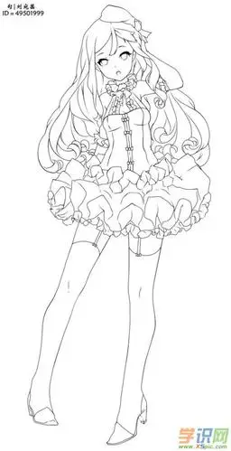 画画教程动漫女孩图片_画画教程动漫女孩作品