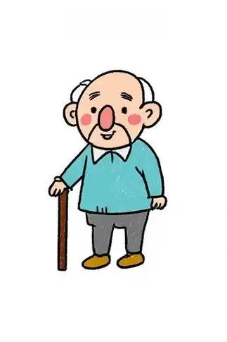 👴老爷爷简笔画✨