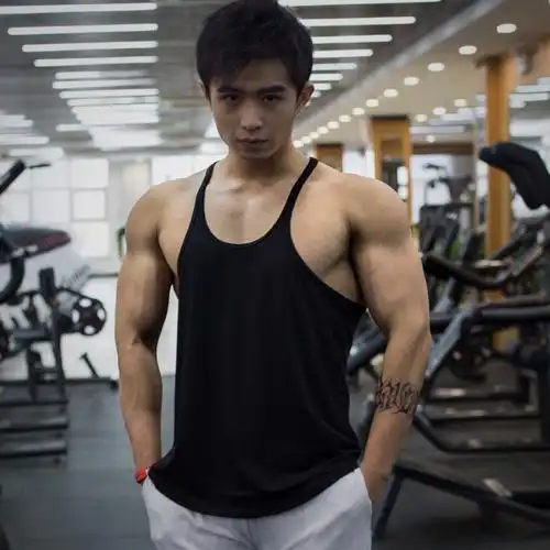 男子健体背心肌肉训练夏季运动健美宽松无袖健身衣