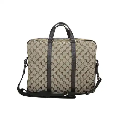 gucci古驰男包男士gucci奢侈品双g印花单肩斜挎包手提包