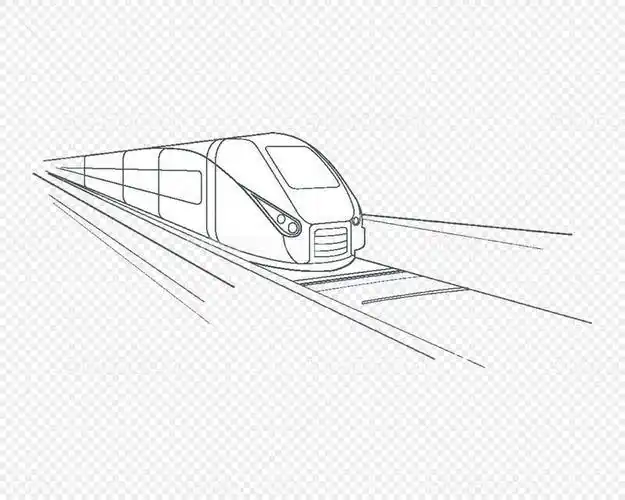 简笔画地铁怎么染色