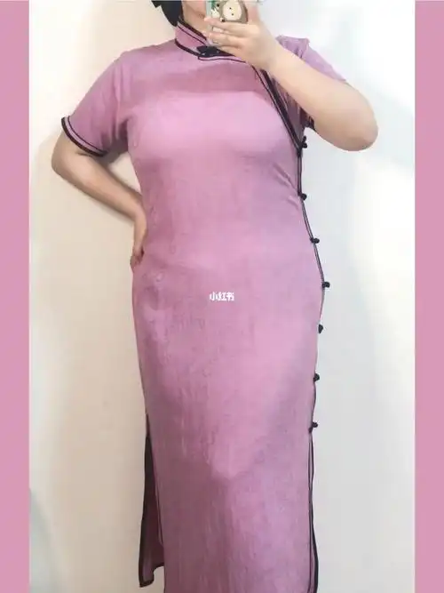 163150斤超显白的旗袍被好几个同事夸