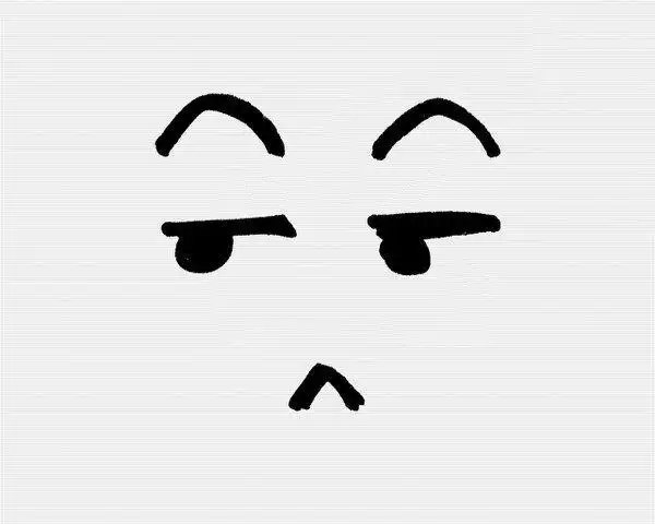 可爱超萌表情符号简笔画图片