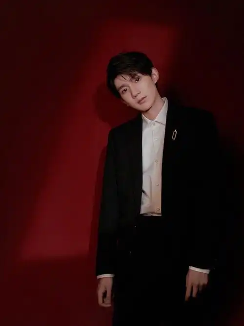 王源身着一袭黑色西装现身节目,翩翩典雅,展现风逸气质