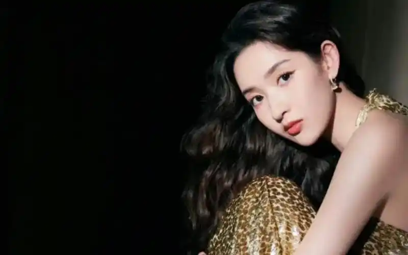 王玉雯～金色礼服,娇美动人