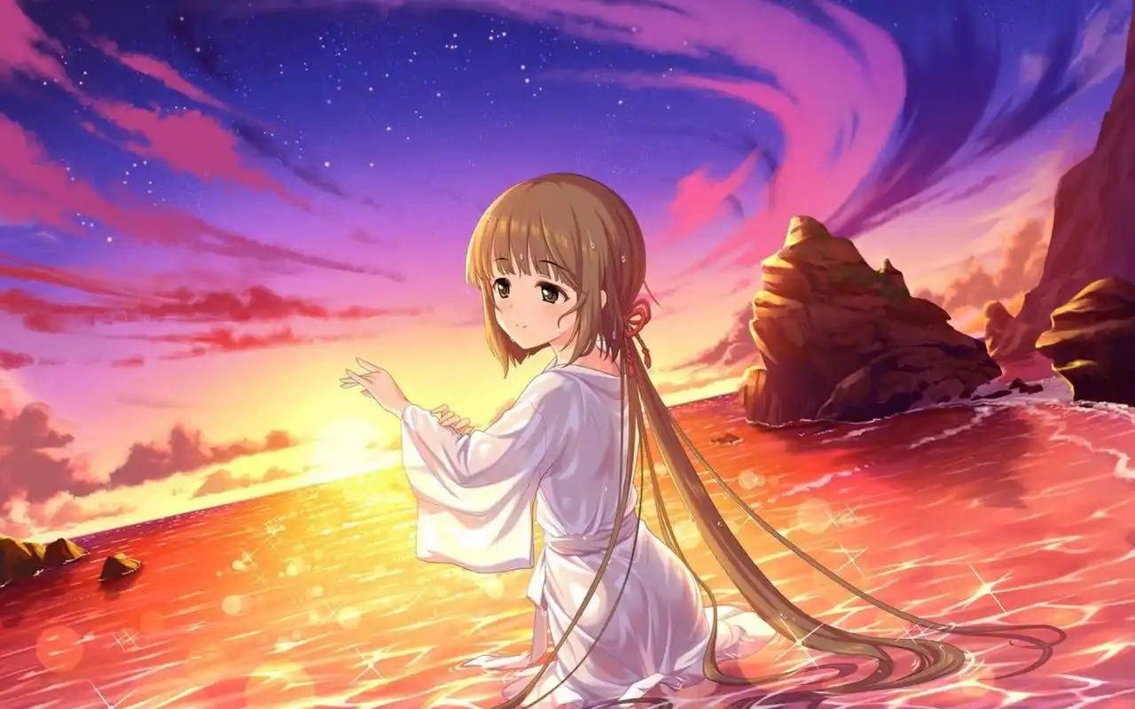 经典动漫美女图片桌面壁纸