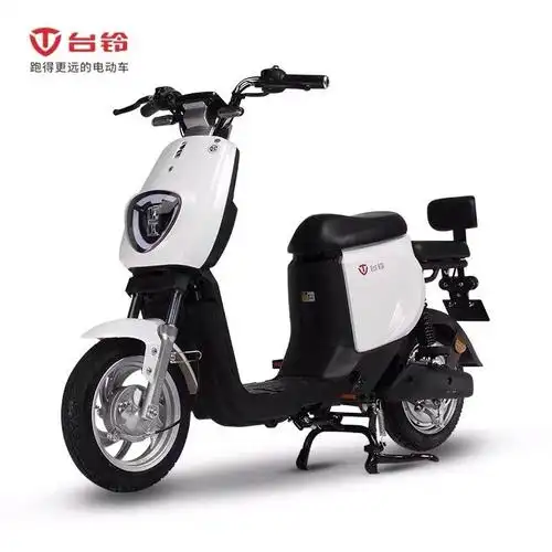 台铃电动车48v锂电新国标电动自行车可派男女款电瓶车代步车视频