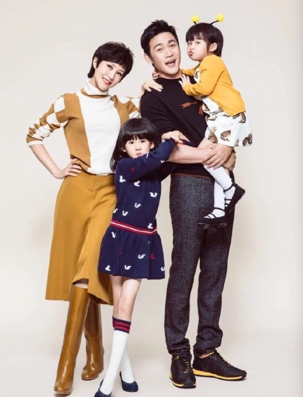 明星全家福:黄晓明家好有爱,沙溢家最搞怪,刘烨最特别