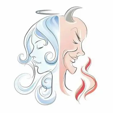 双重人格的头像女生 女生头像图片大全 -【爱个性】