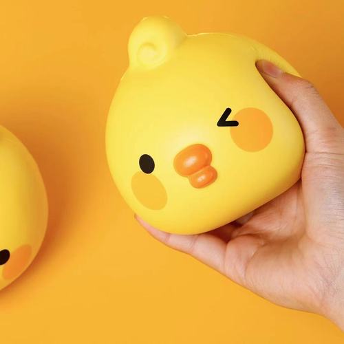 adultmoon小黄鸭慢回弹解压玩偶发泄神器捏捏乐上课无聊解压玩具送