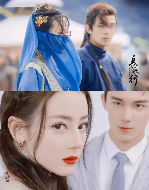 迪丽热巴吴磊海报拍摄花絮