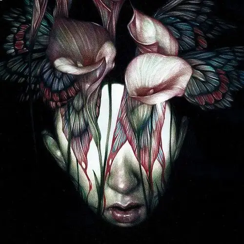 他的插画没有眼睛又暗黑诡异却受28万人的追捧