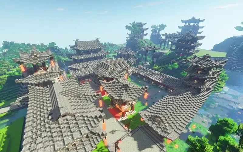 古风建筑教程合集我的世界第二期自制教程感谢观看感谢支持