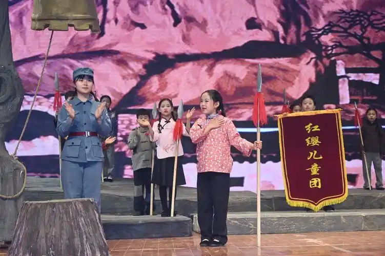 红色励志儿童舞台剧《战地红缨》西安首演在阎良举行
