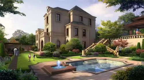 [浙江]法式庄园风情高端别墅区景观设计方案