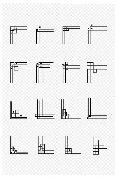 中国风纹理边框古风装饰透明素材免扣元素