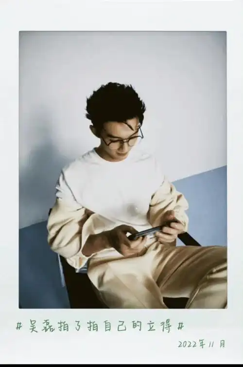 吴磊11月拍立得三宫格