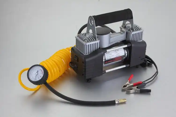 微型气泵 12v汽车充气泵 轮胎打气机 双缸车载充气泵 jc-011
