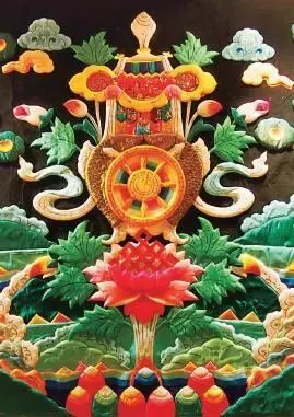 塔尔寺艺术三绝—— 堆绣(六)