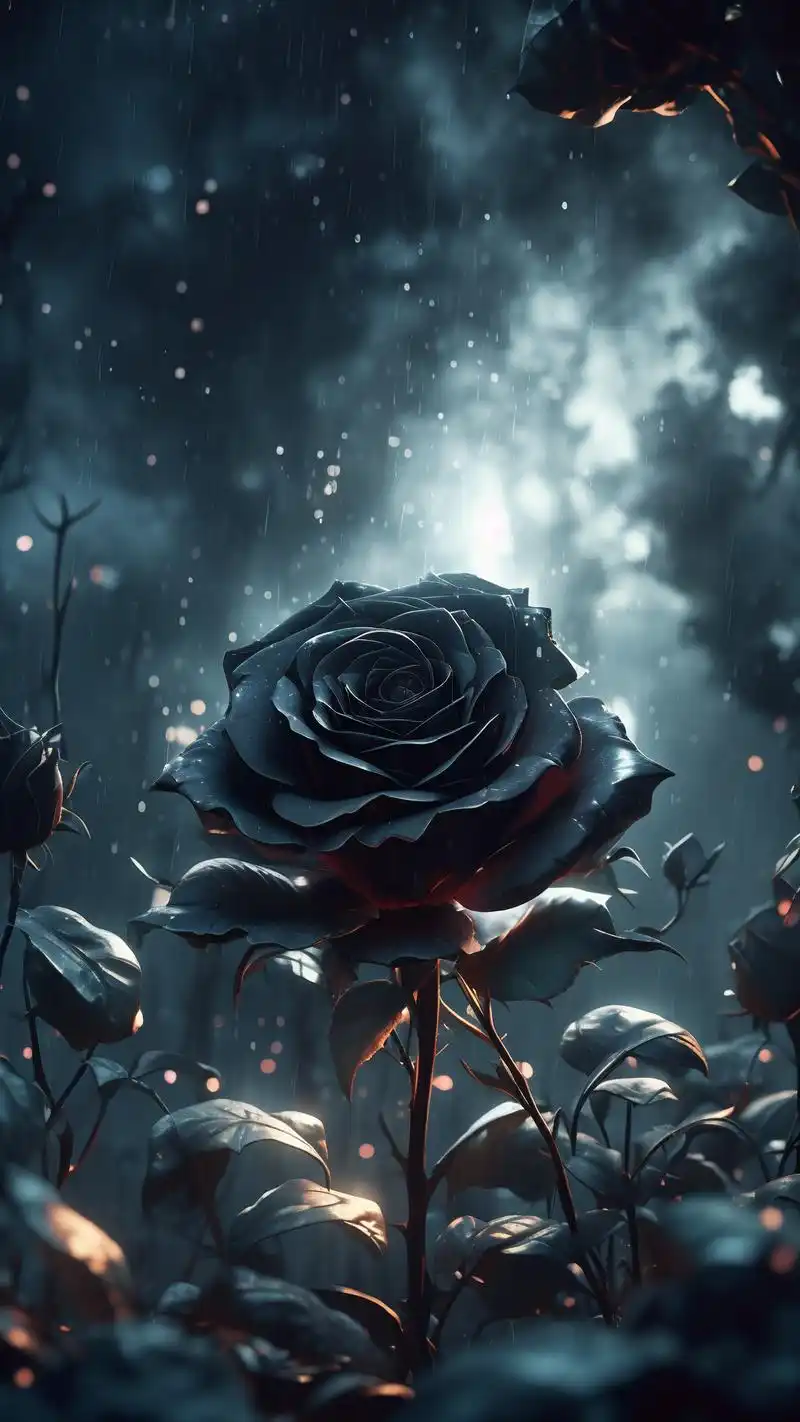 94暗黑系高级感玫瑰背景图95
