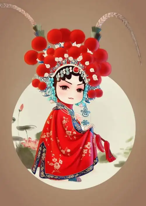 q版京剧人物粉墨登场,国粹卖起萌来,竟然也这么可爱