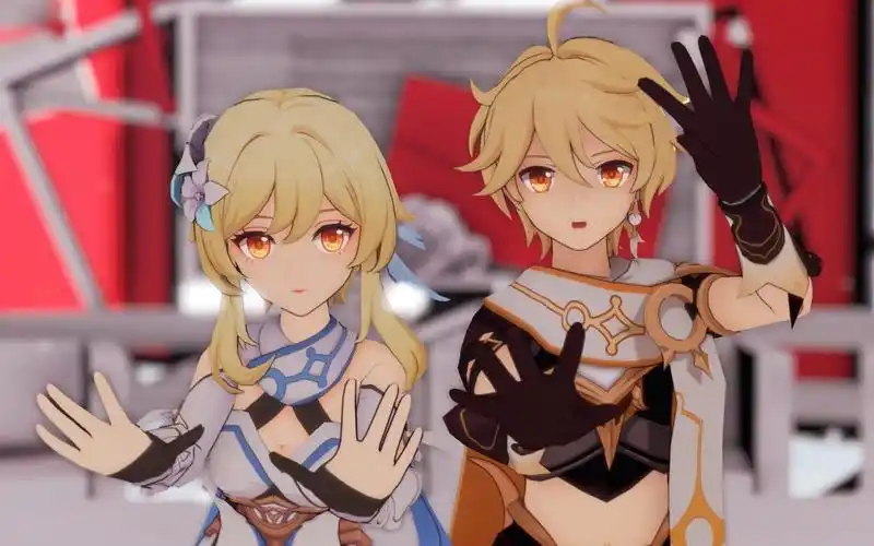 【原神mmd】急需空荧能量