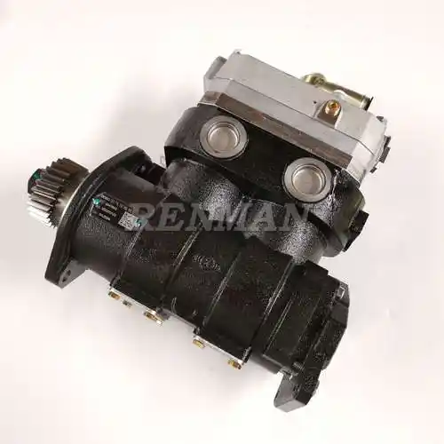 东风天龙旗舰康明斯13升国五发动机空压机打气泵5547554 5537701