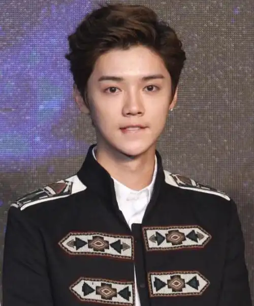 被换发型的鹿晗惊艳了!瘦了一圈,帅得毫不费力,像漫画里的少年