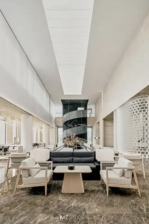 室内空间摄影幸福孔雀城柏悦府营销中心