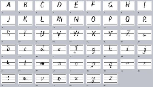 26个英文字母大小写分开书写标准笔画顺序过塑封卡片闪卡大卡教具