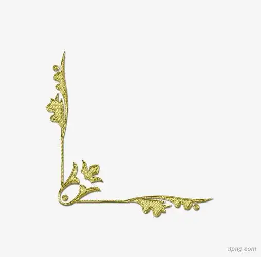 花纹边框png素材透明免抠图片-节日元素